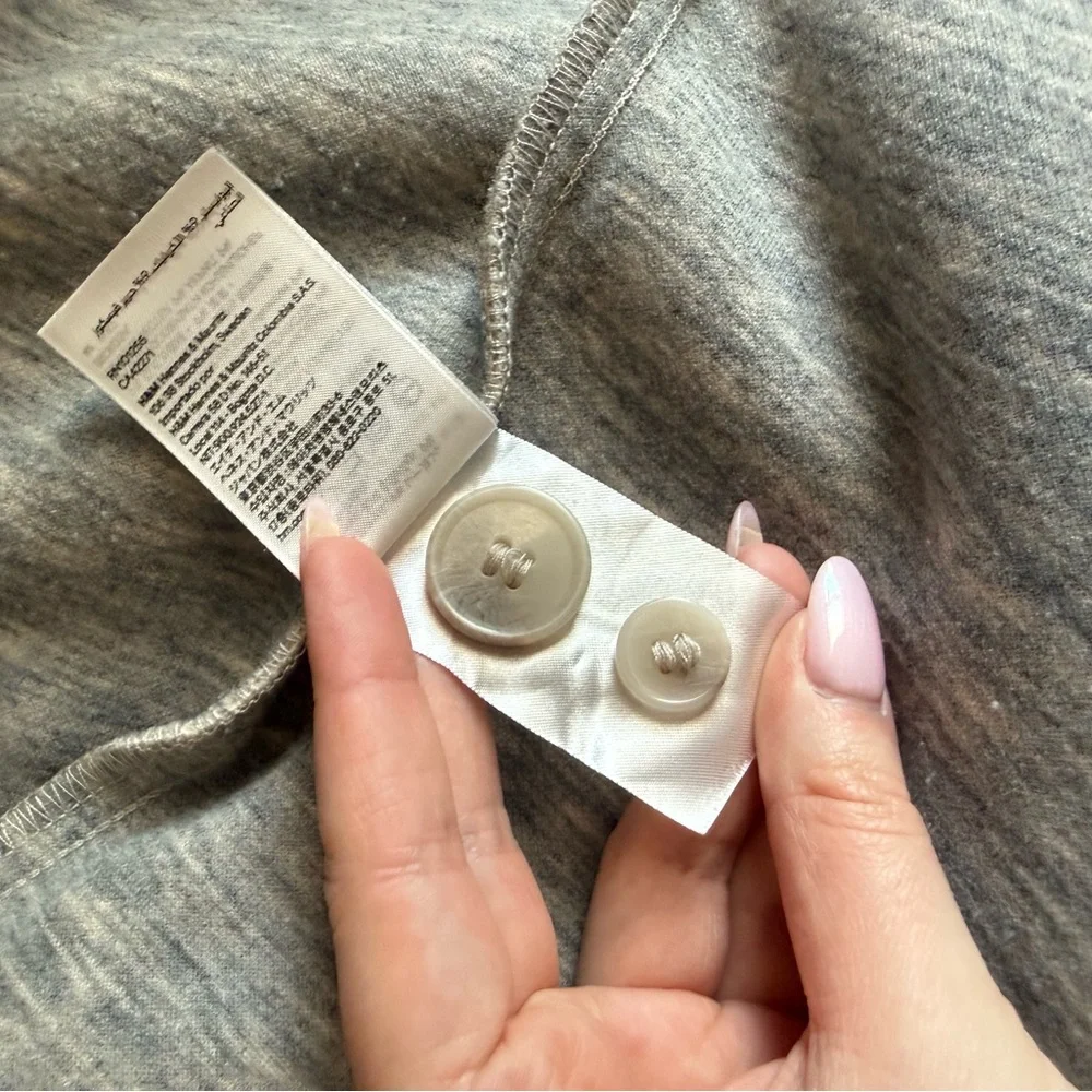 H&M Gray Button-Up Shacket - Picture 3 of 4